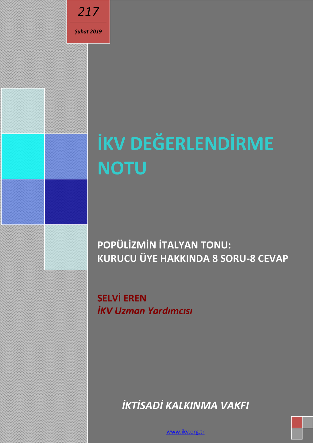 Ikv Değerlendirme Notu