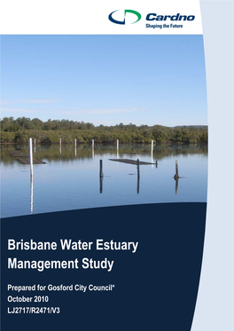 Brisbane Water Estuary Management Study