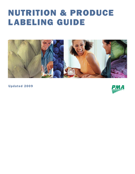 Nutrition & Produce Labeling Guide