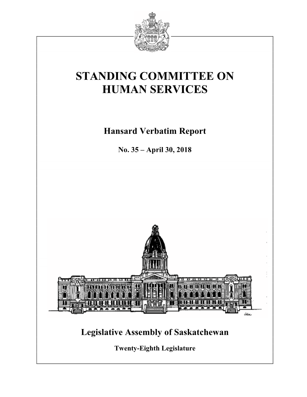 April 30, 2018 Human Services Committee 609