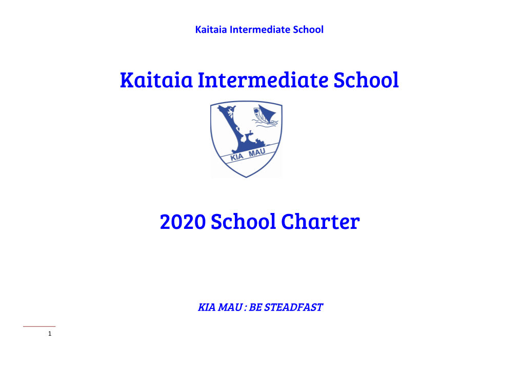 2020 KIS Charter