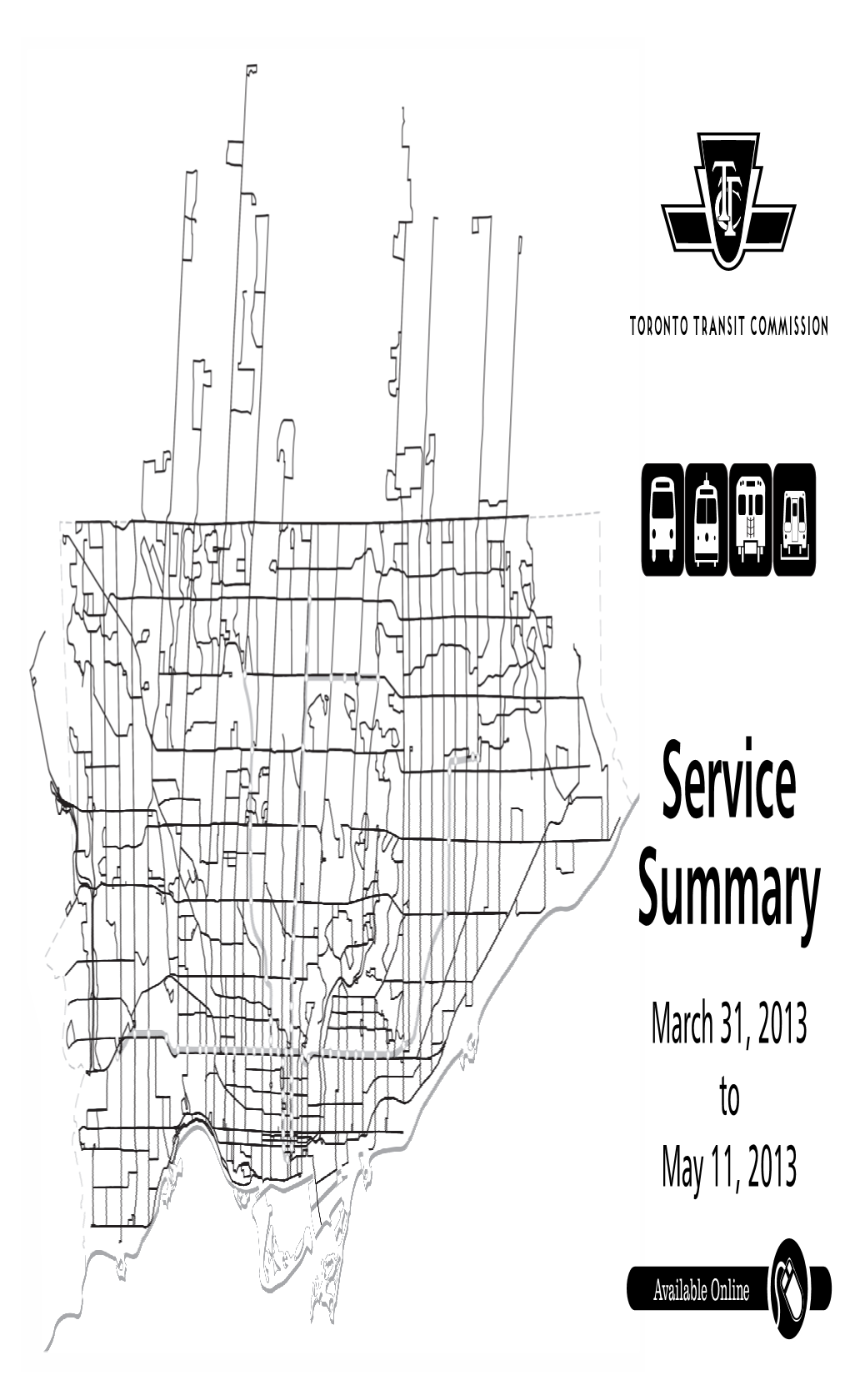 Service Summary March 31, 2013 to May 11, 2013