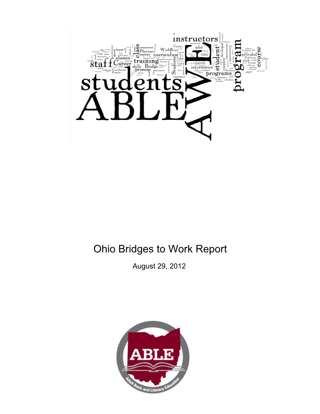 Ohio Bridges to Work Grant Report