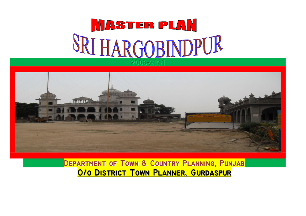 3.1 Local Planning Area Sri-Hargobindpur