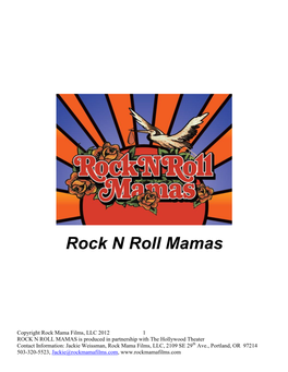 Rock and Roll Mama Treatment