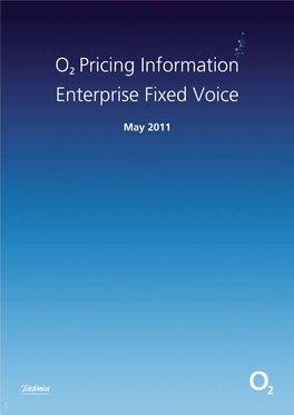 Ø Pricing Information Enterprise Fixed Voice