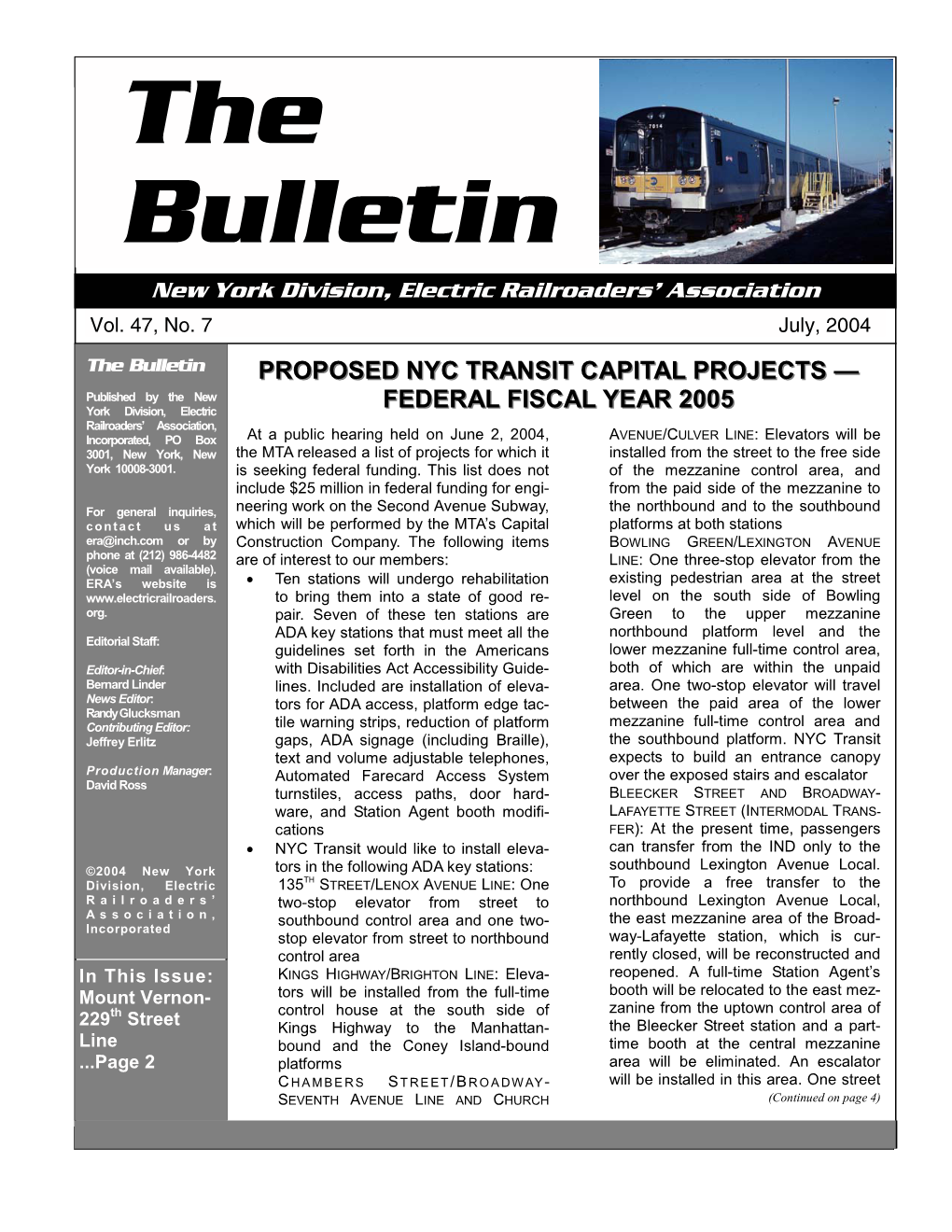 July 2004 Bulletin Without Jeff Erlitz Column.Pub