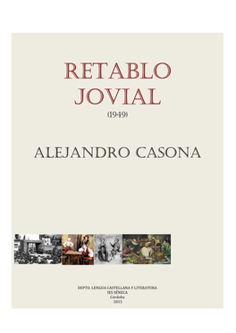 RETABLO JOVIAL, Alejandro Casona