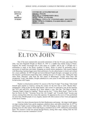 Candle in the Wind: Elton John