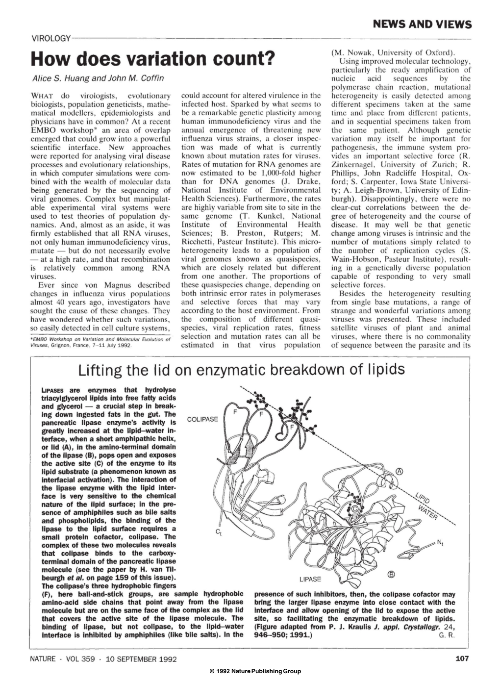 How Does Variation Count? Using Improved Molecular Technology, Particularly the Ready Amplification of Alice S