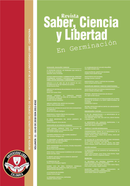Revista Saber, Ciencia Y Libertad En Germinación 2018