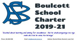 Boulcott School Charter 2019-21