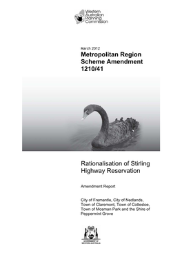 MRS 1210/41 Stirling Highway Amendment Report