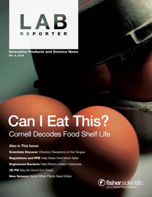 Can I Eat This? Cornell Decodes Food Shelf Life