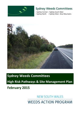 High Risk Pathway and Site Management Plan February 2015