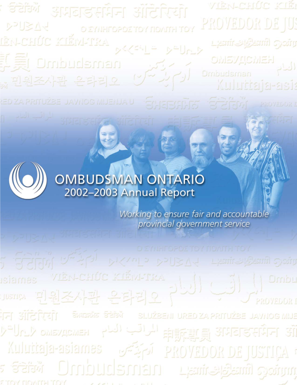 Ombudsman's Message Statistical Charts Significant Cases Ministry Of