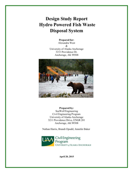 2016 Hydro Powered Fish Waste Disposal System Report