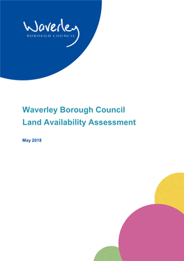Waverley Borough Council Land Availability Assessment