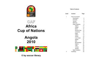 CAF Africa Cup of Nations Angola 2010