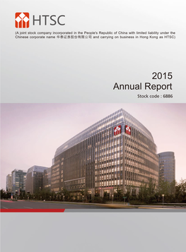 2015 Annual Report Annual Report 2015Annual Report