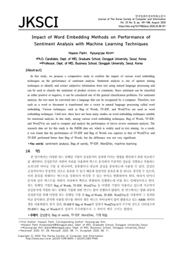 Impact of Word Embedding Methods on Performance of Sentiment Analysis with Machine Learning Techniques