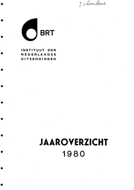 Jaarverslag 1980