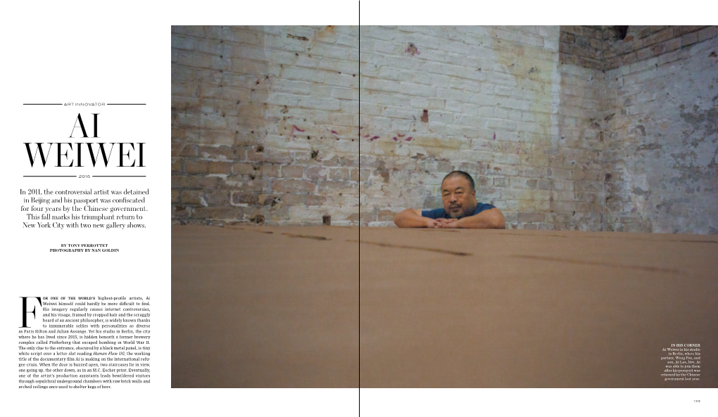 Ai Weiwei 2016