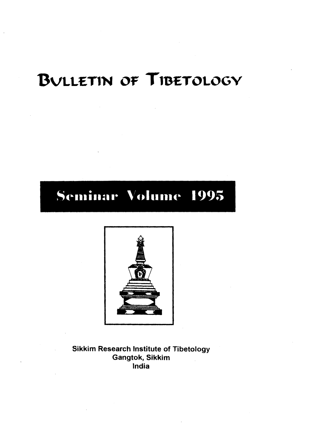 Bulletin of Tibetology