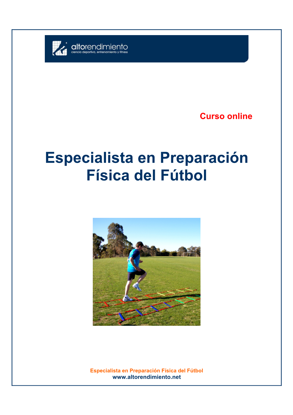 Especialista En Preparación Física Del Fútbol