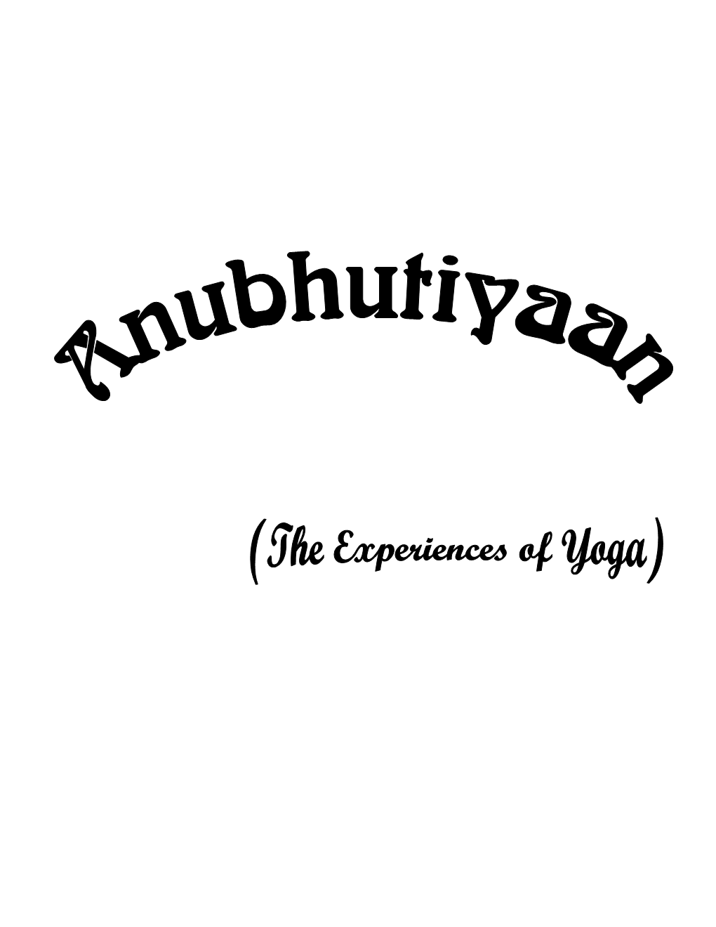 032. the Experiences of Yoga