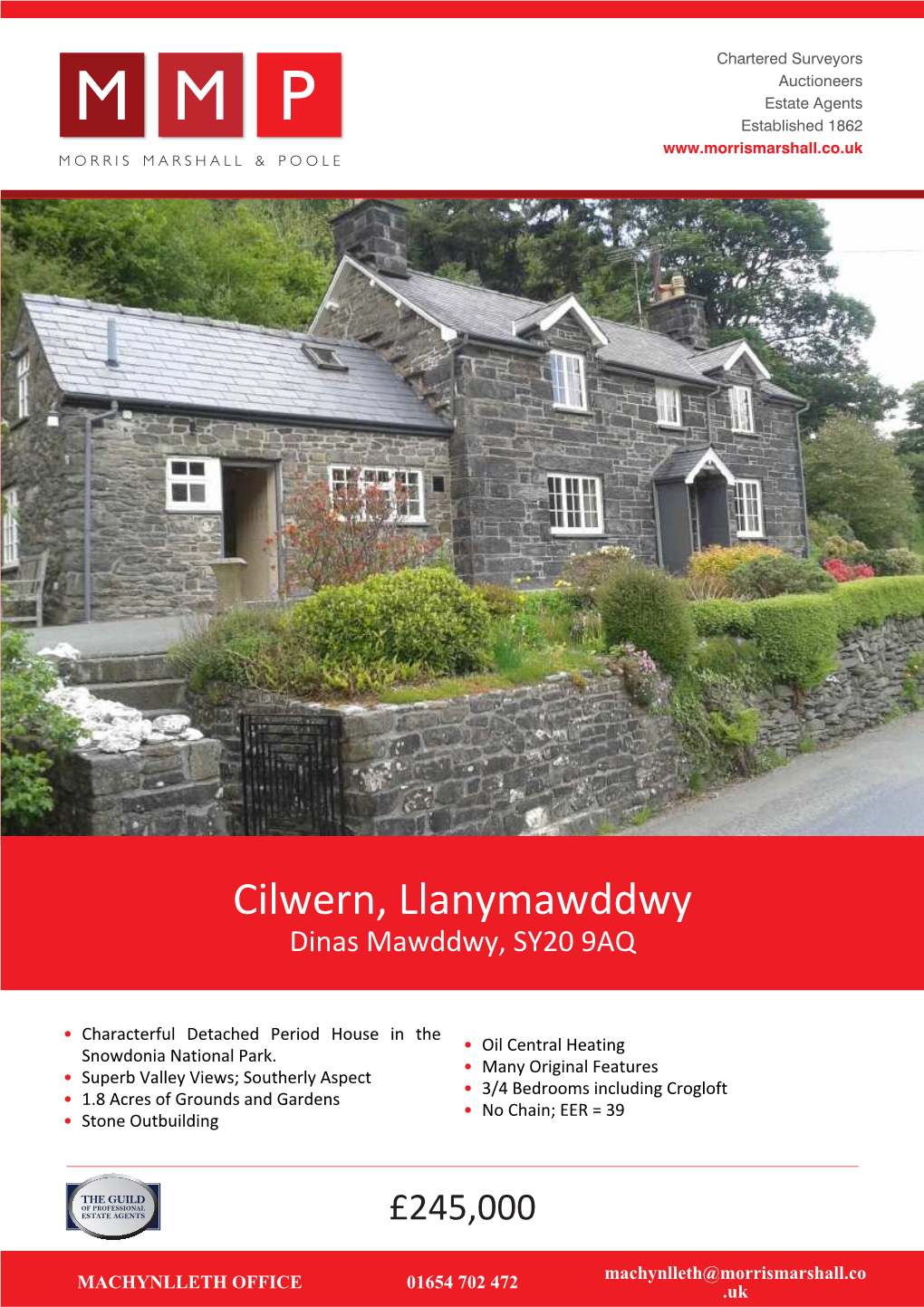 Cilwern, Llanymawddwy Dinas Mawddwy, SY20 9AQ