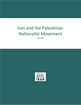 Iran and the Palestinian Nationalist Movement June 2020