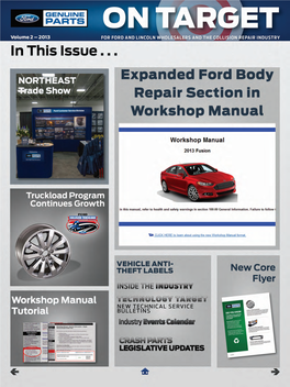 Ford Revamps Workshop Manuals Continued from Page 1 Information