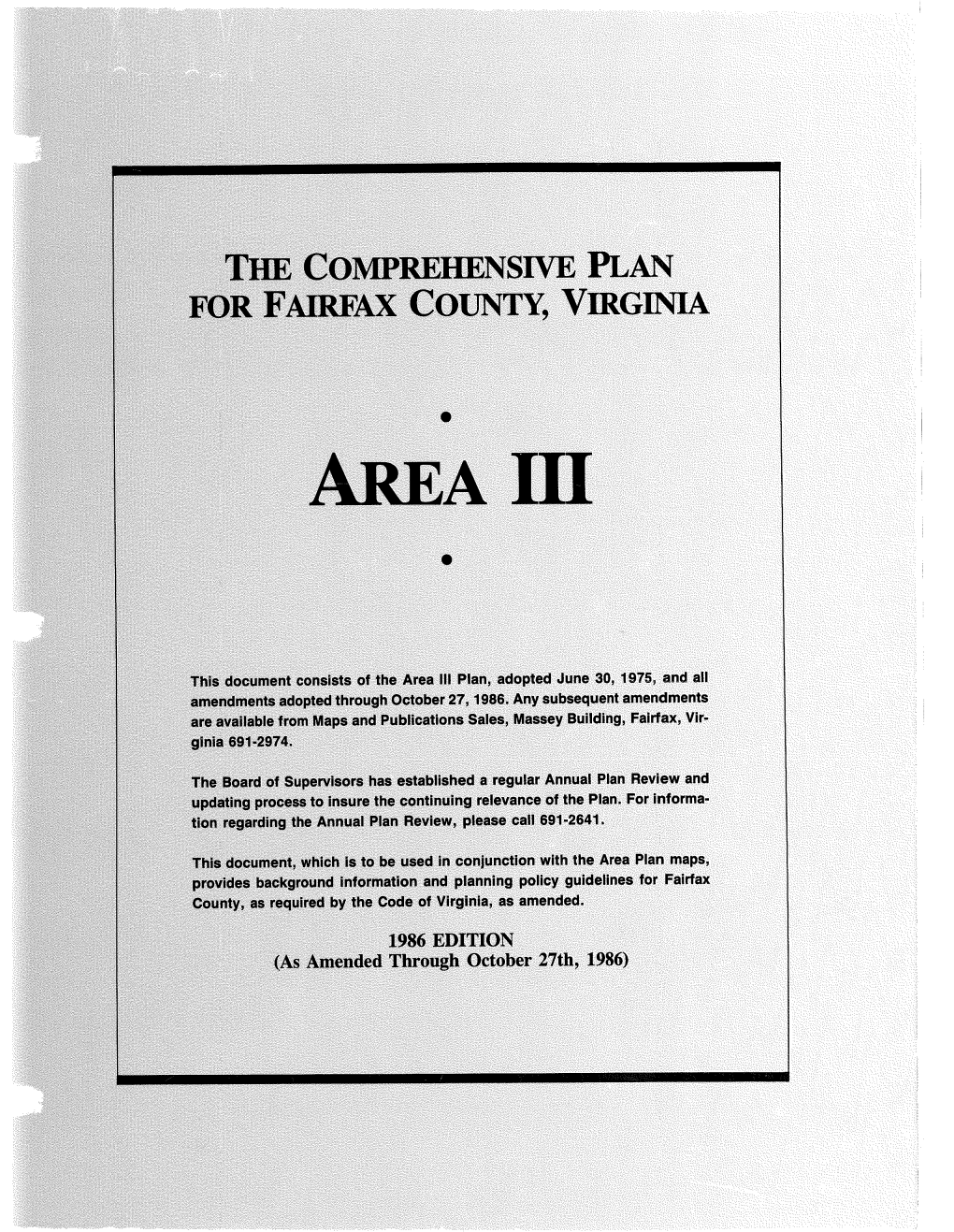 1986 Comprehensive Plan