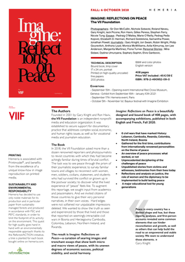 REFLECTIONS on PEACE the VII Foundation