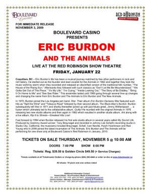 Eric Burdon and the Animals