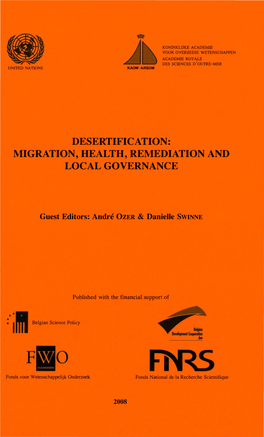 Desertification: Migration, Health, Remediation and Local Governance