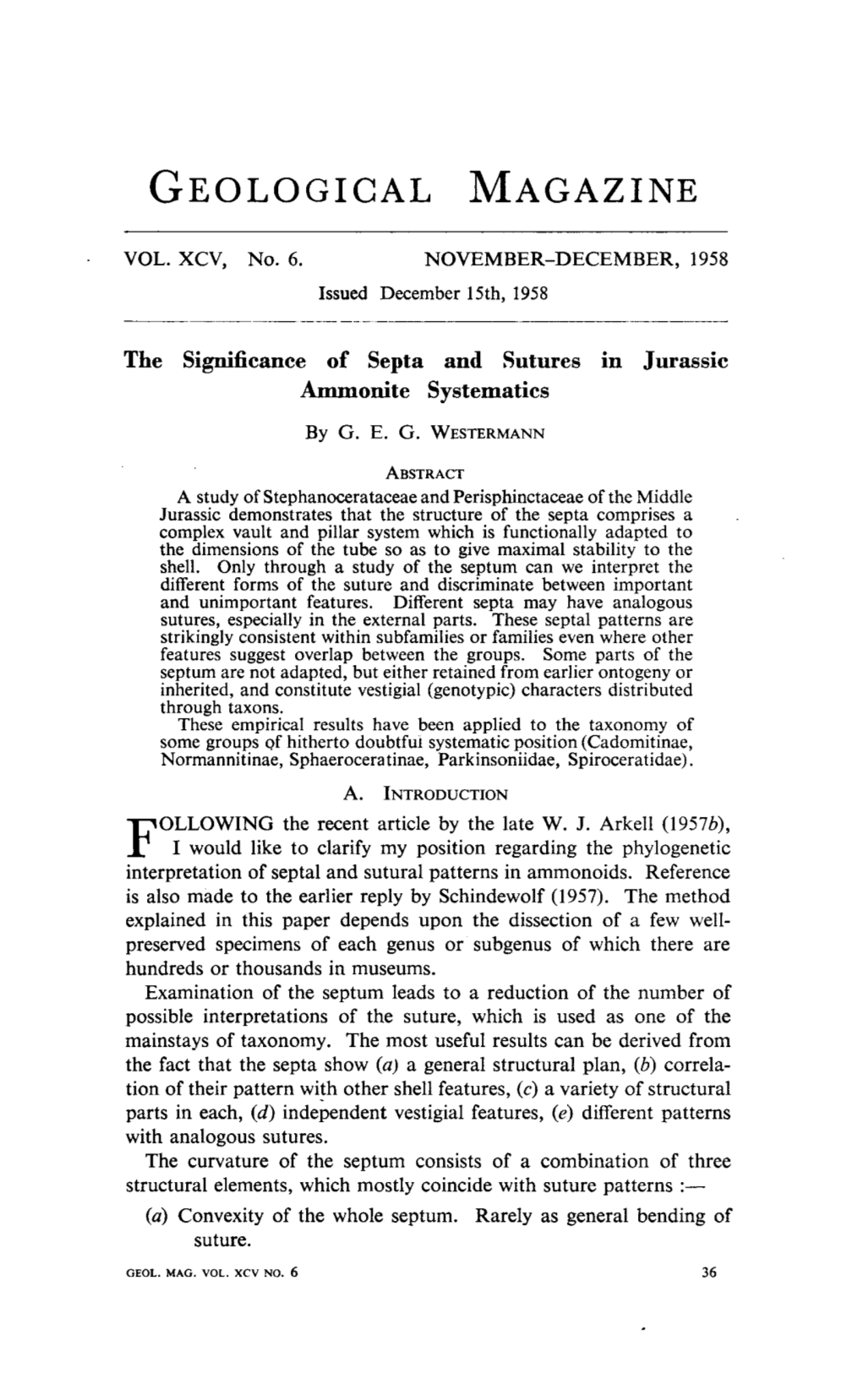 The Significance of Septa and Sutures in Jurassic Ammonite Systematics