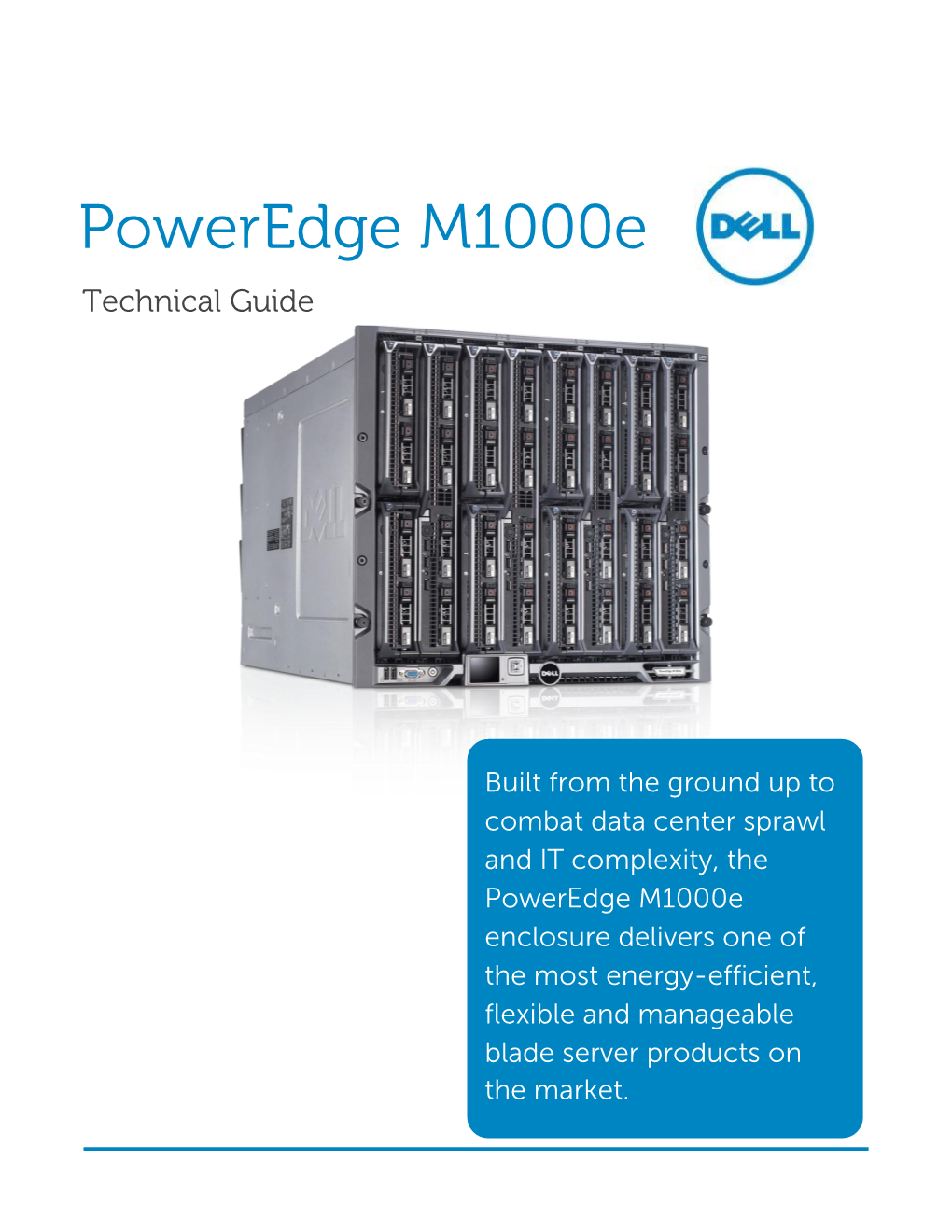 Dell Poweredge M1000e Technical Guide