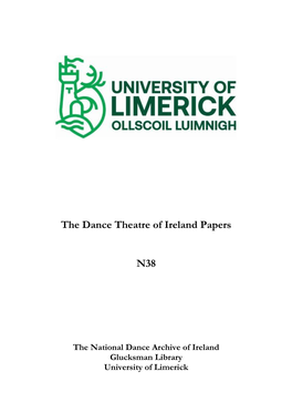 The Dance Theatre of Ireland Papers