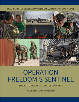 Quarterly Report Operation Freedom's Sentinel
