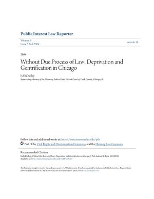 Without Due Process of Law: Deprivation and Gentrification In