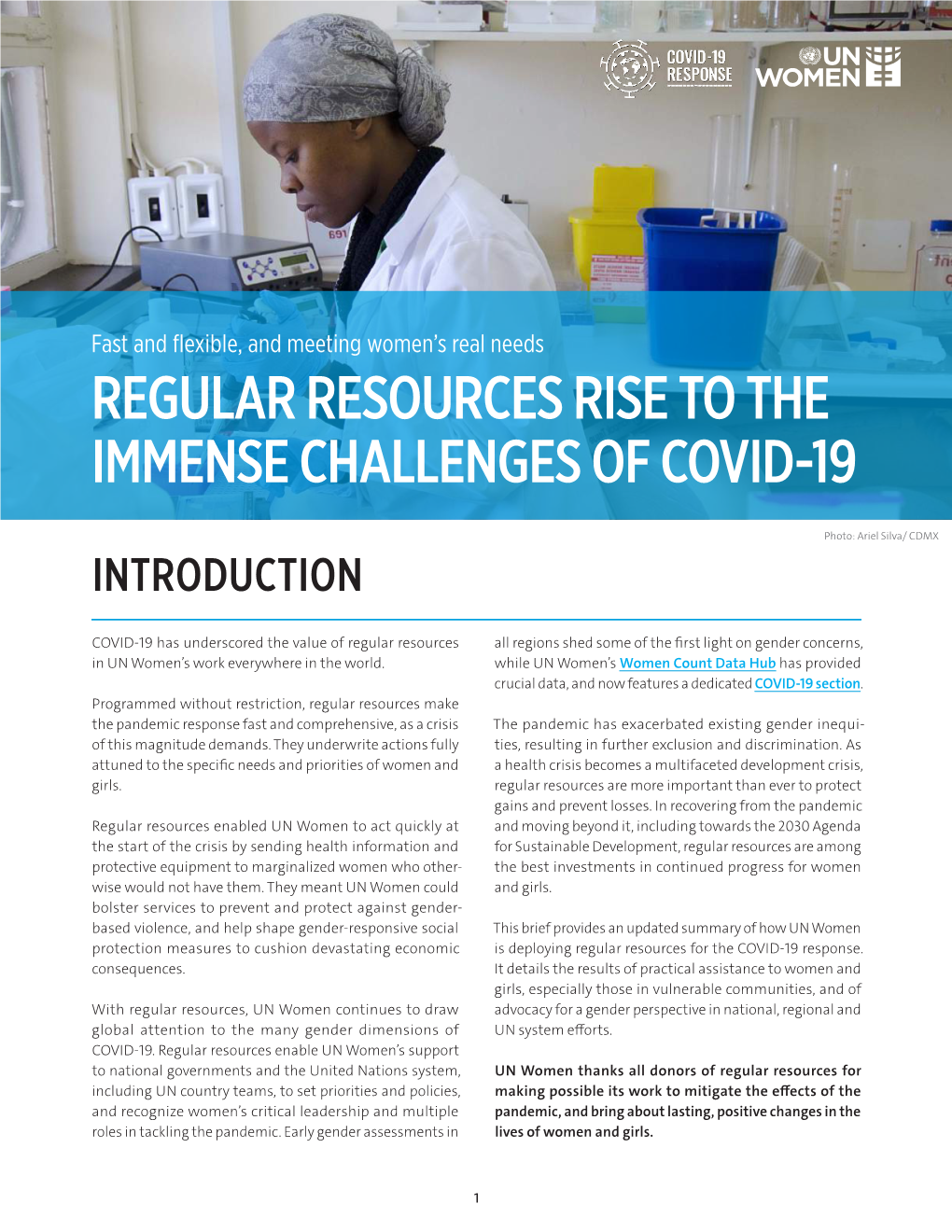 Regular Resources Rise to the Immense Challenges of Covid-19