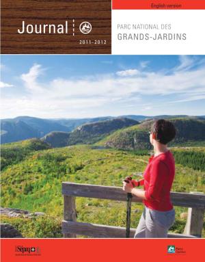 Journal PARC NATIONAL DES GRANDS-JARDINS 2011-2012 Grand Jardins 2011:Fr Ang 06/04/11 09:00 Page 2