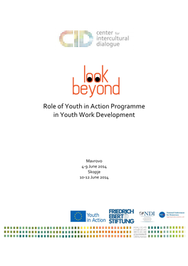 Role of Youth in Action Programme in Youth Work Development