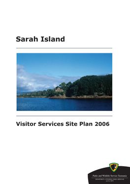 Sarah Island Site Plan 2006