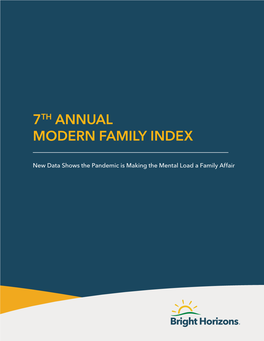 7Th Annual Modern Family Index