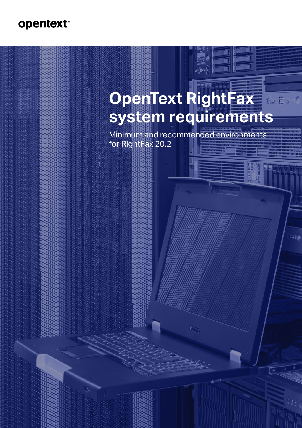 Opentext | Rightfax System Requirements