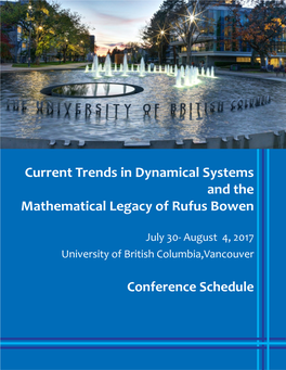 Current Trends in Dynamical Systems and the Mathematical Legacy of Rufus Bowen