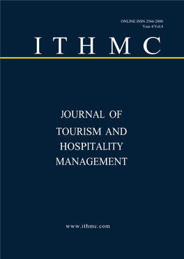 Journalof Tourismand Hospitality Management